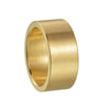 Wholesale Titanium Steel Geometric Matte Old Ring Jewelry With Electroplating