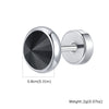 Wholesale Titanium Steel Geometric Men's Earrings Simple Style