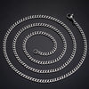 Wholesale Titanium Steel Geometric Necklace Pendant Chain Accessories With Electroplating And Grinding Treatment