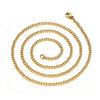Wholesale Titanium Steel Geometric Necklace Pendant Chain Accessories With Electroplating And Grinding Treatment
