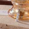 Wholesale Titanium Steel Geometric O Word Chain Necklace For Women Ins Cool Simple Style Electroplated