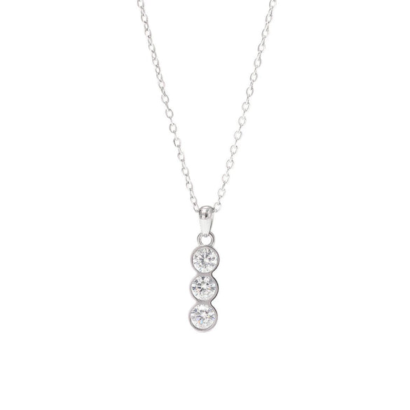 Wholesale Titanium Steel Geometric O Word Chain Necklace For Women Ins Cool Simple Style Electroplated
