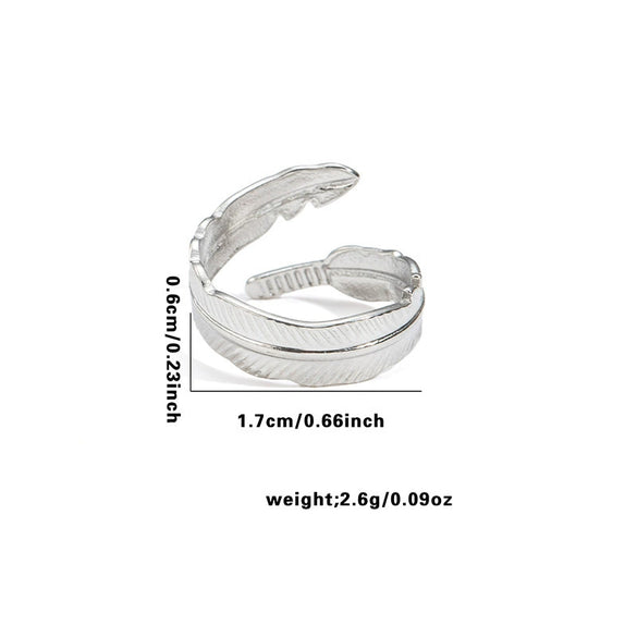 Wholesale Titanium Steel Geometric Open Face Ring With Electroplating Letters Numbers And Text Pattern For Women
