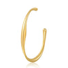 Wholesale Titanium Steel Geometric Open Green Zircon Electroplated Bracelet For Women