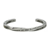 Wholesale Titanium Steel Geometric Open Green Zircon Electroplated Bracelet For Women