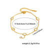 Wholesale Titanium Steel Geometric Oval Tassel Water Drop Heart Shape Light Luxury Style Bracelet For Women