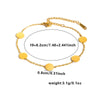 Wholesale Titanium Steel Geometric Oval Tassel Water Drop Heart Shape Light Luxury Style Bracelet For Women