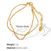 Wholesale 316L Stainless Steel Geometric Pattern Electroplated Women's Bracelet