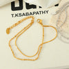 Wholesale 316L Stainless Steel Geometric Pattern Electroplated Women's Bracelet