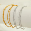 Wholesale 316L Stainless Steel Geometric Pattern Electroplated Women's Bracelet