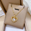 Wholesale Titanium Steel Geometric Pattern Microinlaid Diamond Clavicle Necklace For Women Cartoon Style