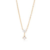 Wholesale Titanium Steel Geometric Pendant Necklace Electroplated O Word Chain For Women