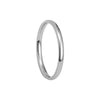 Wholesale Titanium Steel Geometric Polished Fingertip Tail Ring For Couples And Women