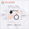Wholesale Titanium Steel Geometric Retro Fun Triangle Women's Earrings With Electroplating