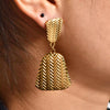 Wholesale Titanium Steel Geometric Retro Light Luxury Irregular Women's Earrings Electroplated Jewelry
