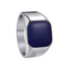 Wholesale Titanium Steel Geometric Ring With Electroplating Simple Style Unisex