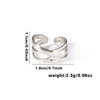 Wholesale Titanium Steel Geometric Ring With Heart Shape Flower Leaves Letters Numbers And Text Patterns And Electroplating Treatment