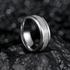 Wholesale Titanium Steel Geometric Ring With Polishing Treatment For Men And Women