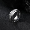 Wholesale Titanium Steel Geometric Ring With Polishing Treatment For Men And Women