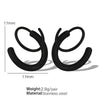 Wholesale 316L Stainless Steel Geometric Rotating Earrings Electroplated Unisex Minimalist Fashion Ear Jewelry