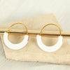 Wholesale 316L Stainless Steel Geometric Round Oil Drop Enamel Earrings For Women With Electroplating