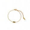 Wholesale Titanium Steel Geometric Simple Bracelet With Pearl Sailor Buckle Electroplated