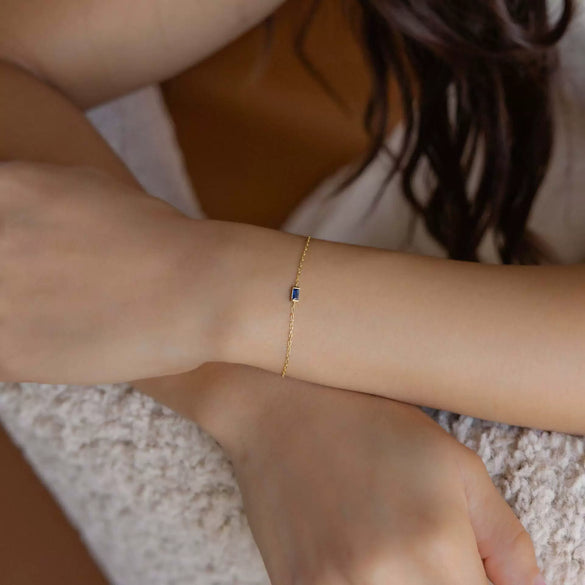 Wholesale Titanium Steel Geometric Simple Bracelet With Pearl Sailor Buckle Electroplated