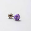 Wholesale Titanium Steel Geometric Simple Style Electroplated Ear Nail For Women