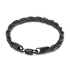 Wholesale Titanium Steel Geometric Sporty Style Spiral Hemp Rope Twist Chain Women's Bracelet