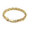 Wholesale Titanium Steel Geometric Sporty Style Spiral Hemp Rope Twist Chain Women's Bracelet