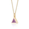 Wholesale Titanium Steel Geometric Star Love Necklace Vacuum Gold Plated