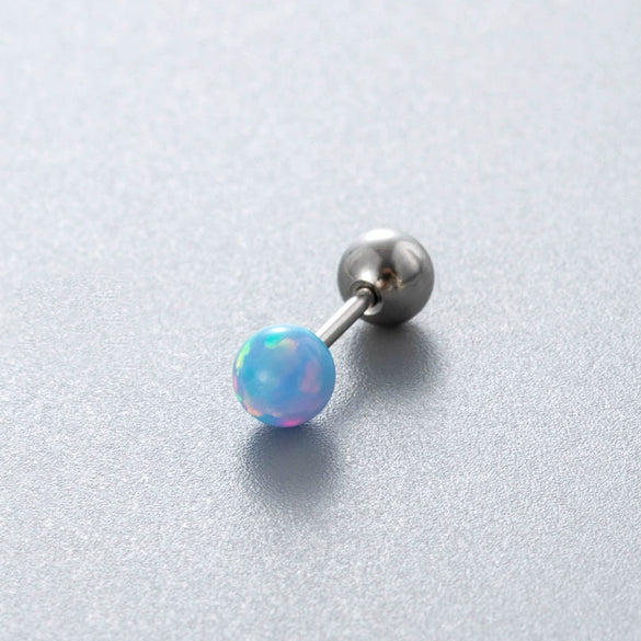Wholesale Titanium Steel Geometric Style Earrings With Gems
