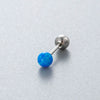 Wholesale Titanium Steel Geometric Style Earrings With Gems