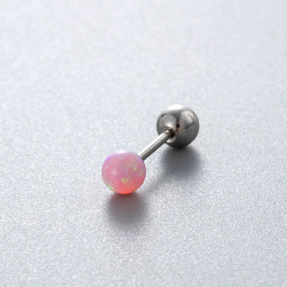 Wholesale Titanium Steel Geometric Style Earrings With Gems