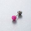 Wholesale Titanium Steel Geometric Style Earrings With Gems