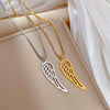 Wholesale Titanium Steel Geometric Style Electroplated Necklace Unisex