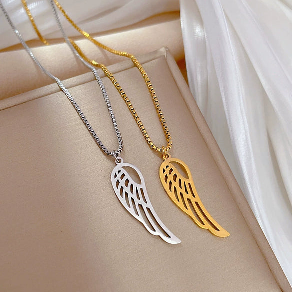 Wholesale Titanium Steel Geometric Style Electroplated Necklace Unisex