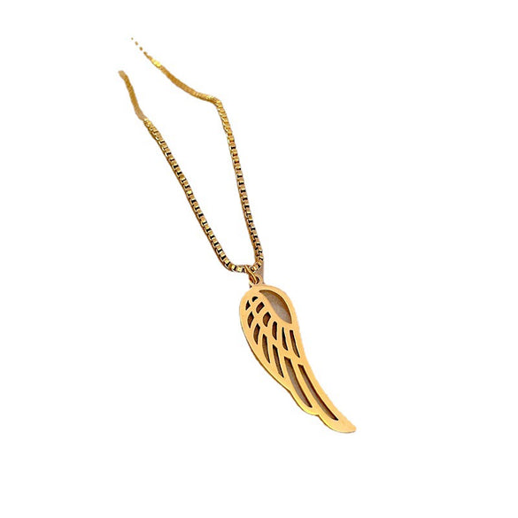 Wholesale Titanium Steel Geometric Style Electroplated Necklace Unisex