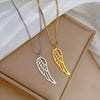 Wholesale Titanium Steel Geometric Style Electroplated Necklace Unisex