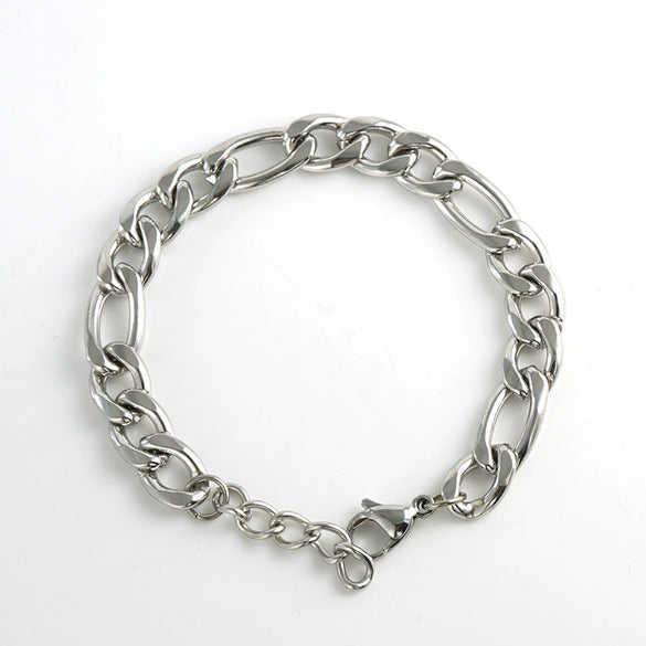 Wholesale 316L Stainless Steel Geometric Style Electroplated Unisex Bracelet