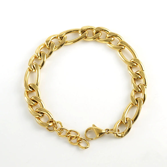 Wholesale 316L Stainless Steel Geometric Style Electroplated Unisex Bracelet