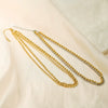 Wholesale Titanium Steel Geometric Style Necklace For Women Gold Plated