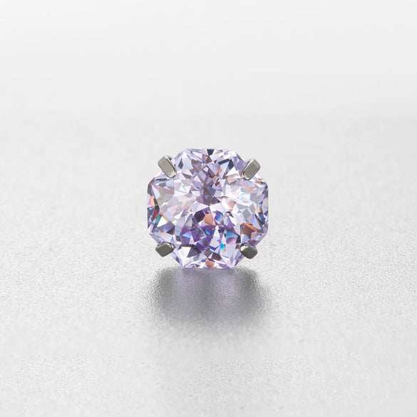 Wholesale Titanium Steel Geometric Sweet Style Zirconia Stud Earrings For Women
