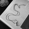 Wholesale Titanium Steel Geometric Ushaped Crescent Pendant Snake Bone Chain Necklace For Women And Men Polished Cold Style