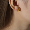 Wholesale Titanium Steel Geometric Ushaped Nonfading Earrings With Electroplating For Women