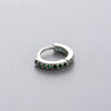 Wholesale Titanium Steel Geometric Women's Little Fresh Style Ear Nails With Zirconia