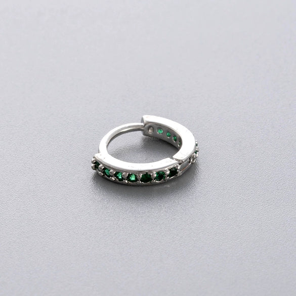 Wholesale Titanium Steel Geometric Women's Little Fresh Style Ear Nails With Zirconia