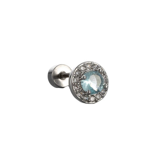 Wholesale Titanium Steel Geometric Zircon Earrings For Women