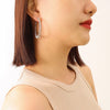 Wholesale 316L Stainless Steel Gold Plated Electroplated Geometric Earrings For Women