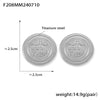 Wholesale 316L Stainless Steel Gold Plated Geometric Pattern Earrings For Women With Simple Personality Style